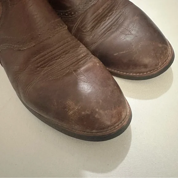 Ariat Heritage Stockman Western Boot Men's Round Toe Leather Boots Size 11.5 D - Picture 8 of 12